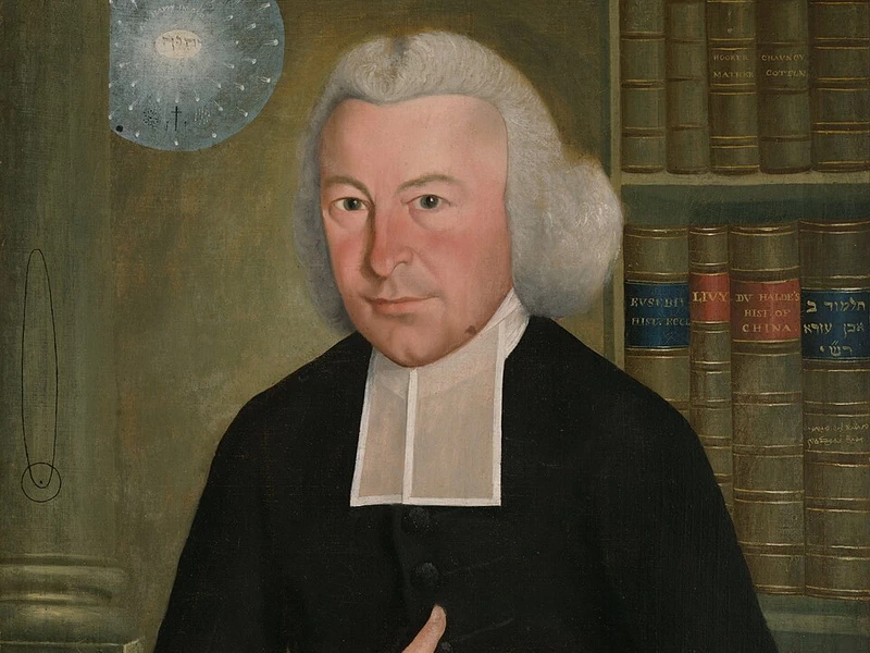 1749-Samuel King - Reverendo Ezra Stiles, 1771 - Galleria d'arte dell'Università di Yale